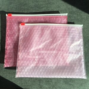 [NEW] Glossier XL Pink Pouch [SET OF 2]